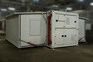 Раскладной кузов-контейнер переменного объема с ЭГПРУ