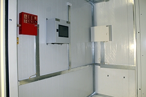 Фотография оснащения блок-контейнера металлического 9 метров