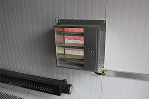 Фото приточной вентиляции внутри контейнера металлического