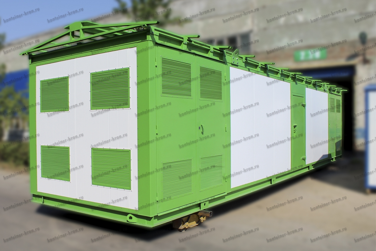 Фото блок-контейнера ДЭС типа Север производства Kron Investment Group