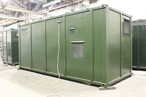 Фотография блок-контейнера для оборудования связи общий вид