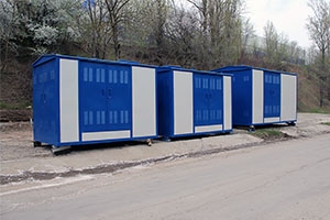 Фото контейнеров трансформаторной подстанции вид спереди