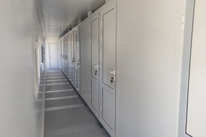 Фотография коридора медицинского раздвижного контейнера