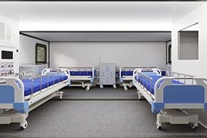 Медицинский мобильный комплекс для размещения пациентов внутри